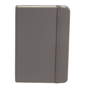 Hardcover Notebook Pocket ( 3.7 x 5.7) Lined Grey